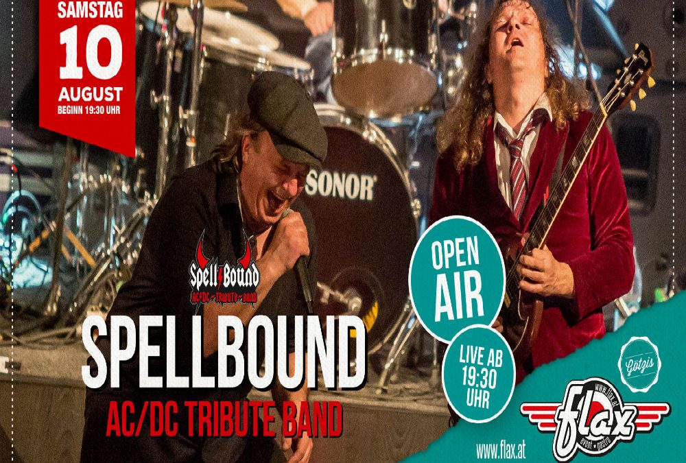 AC/DC by Spellbound-Tour 2019 live Am Garnmarkt beim FLAX