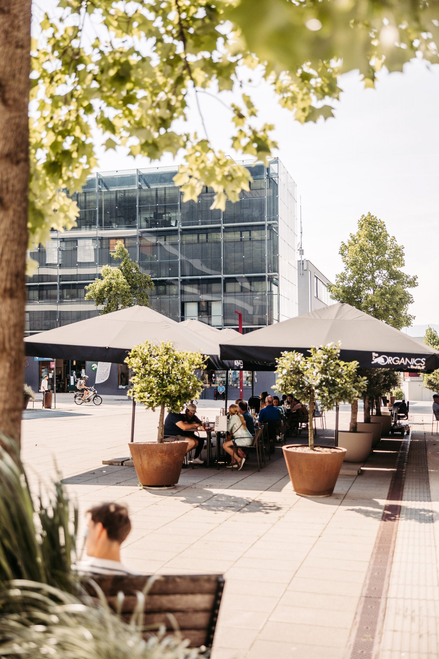 Garnmarkt Gastronomie Flanierzone